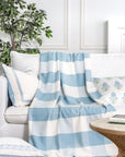 Cotton throw blanket