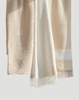 Fringe throw blanket
