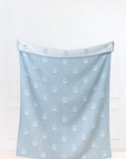 Cotton throw blanket
