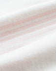Rivora Stripes, Pink Throw Blanket, Woven Stripes with Tassels, 50"x70"