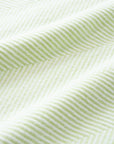 Vayla, Green Throw Blanket, Woven Herringbone with tassels, 50"x70"