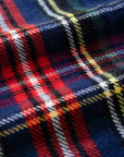 Royal Stewart Tartan Plaid, Tartan Throw Blanket, Navy Woven with Tassels, 50"x70"