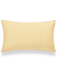 striped lumbar pillow