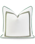 green throw pillow cover