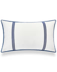 striped lumbar pillow