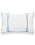 striped lumbar pillow