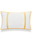striped lumbar pillow