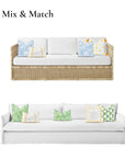 navy blue outdoor pillows