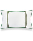 striped lumbar pillow