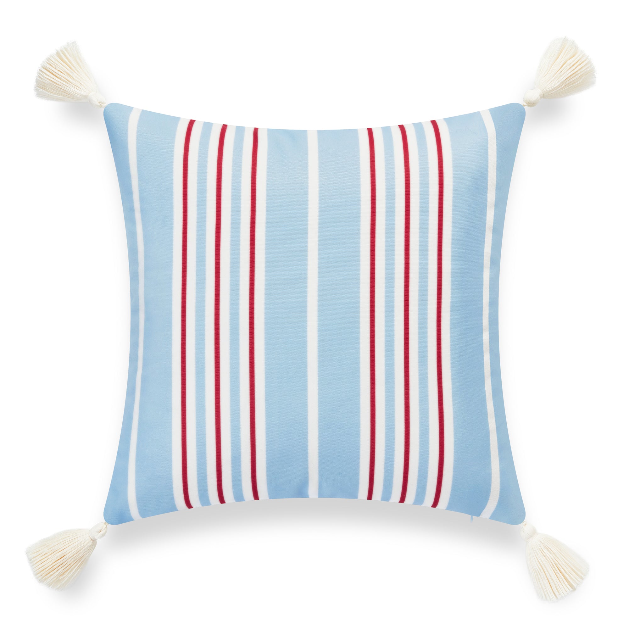 striped throw pillow