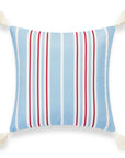striped throw pillow