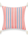striped throw pillow