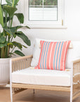 striped outdoor pillows