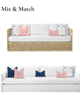 navy blue outdoor pillows