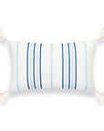 striped lumbar pillow