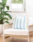 striped outdoor pillows