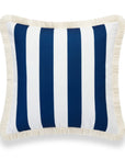 striped throw pillow