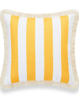 striped throw pillow