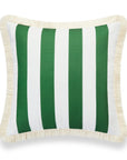 striped throw pillow
