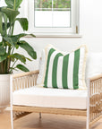 striped outdoor pillows