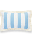striped lumbar pillow