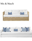 navy blue outdoor pillows