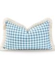 gingham pillow cover