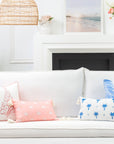 Coastal Indoor Outdoor Pillow Cover, Stripe, Cornflower Blue, 20"x20"