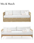 Fall Coastal Indoor Outdoor Lumbar Pillow Cover, Gingham Fringe, Neutral Tan, 12"x20"