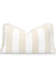 Outdoor lumbar pillow cover