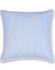 Coastal Indoor Outdoor Pillow Cover, Stripe, Cornflower Blue, 20"x20"