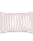 Coastal Indoor Outdoor Lumbar Pillow Cover, Stripe, Blush Pink, 12"x20"