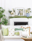 Green Throw Pillow Cover