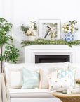 Floral Lumbar Pillow Cover