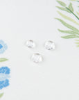 Marveille Flowers, Floral Outdoor Fabric By The Yard 57'', Baby Blue Flower on White