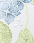 Seabluea Sketch Hydrangea, Outdoor Floral Fabric By The Yard 57", Baby Blue