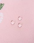 Nantess Blooming Hydrangea, Pink Outdoor Fabric By The Yard 57", White Flower on Blush Pink