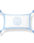 Ruilin Double Happiness, Indoor/Outdoor Baby Blue Lumbar Pillow Cover, with Tassels, 12"x20"