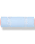 Hanverge Greek Key, Indoor/Outdoor Light Blue Bolster Pillow Cover, with Piping, 8"x24"
