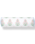 Marveille Flowers, Indoor/Outdoor Pink Decorative Bolster Pillow Cover, with Piping, 6"x20"