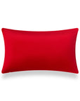 Hofdeco Premium Holiday Lumbar Pillow Cover, Christmas Gnomes, Red, 12"x20"