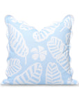 Corolla, Indoor/Outdoor Baby Blue Throw Pillow Cover, with Scalloped Border, 20"x20"