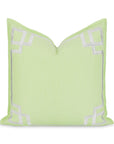 Athora, Outdoor Performance Grass Green Throw Pillow Cover, with Flanged Border, 20"x20"