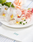 Cotton napkins for Christmas