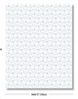 Avinelle Dahlia, Blue And White Outdoor Fabric By The Yard 57", Baby Blue