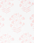 Capelea Flowers, Pink Outdoor Fabric By The Yard 57", Blush Pink