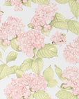 Seabluea Sketch Hydrangea, Floral Outdoor Fabric By The Yard 57", Blush Pink