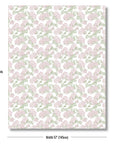 Seabluea Sketch Hydrangea, Floral Outdoor Fabric By The Yard 57", Blush Pink