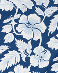 Hanakai Hisbucs, Indoor Outdoor Fabric By The Yard 57", Navy Blue