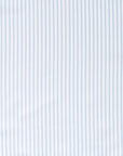 Coastline Stripes, Blue Stripe Outdoor Fabric By The Yard 57", Baby Blue